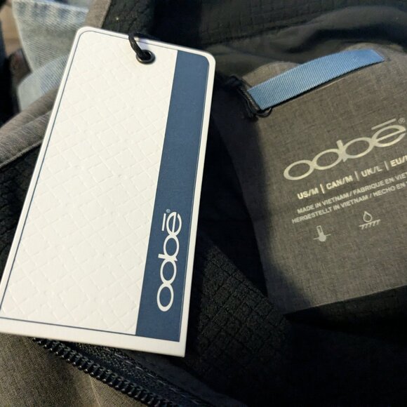 Oobe grey fall jacket, womens, medium - new with tags - Picture 2 of 4